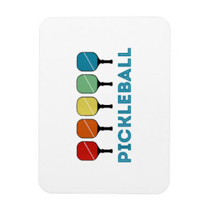 Magnet Flexible Funny Pickleball Retro Vintage