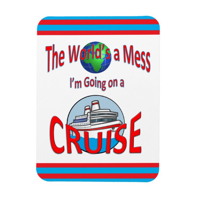 Magnet Flexible Funny Worlds a Mess Cruise (Vertical)