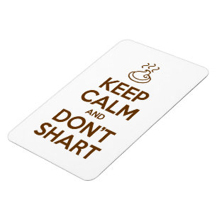 Magnet Flexible Gardez le calme et ne partagez pas