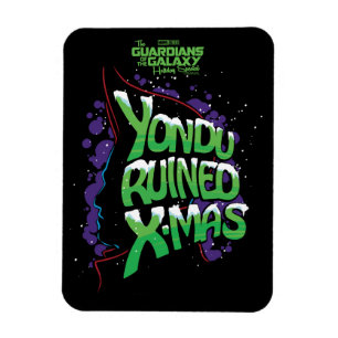 Magnet Flexible Gardiens de Galaxy Holiday Yondu X-Mas