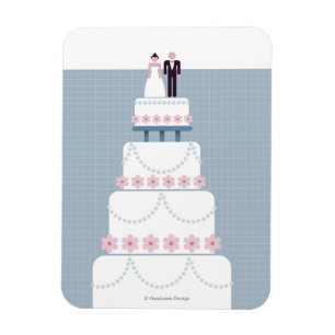 Magnet Flexible Gâteau mariage