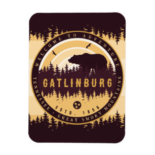 Magnet Flexible Gatlinburg Tennessee Ours Pins Nature