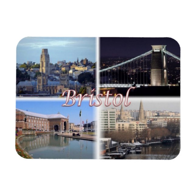 Magnet Flexible GB Royaume-Uni - Angleterre - Bristol - (Horizontal)
