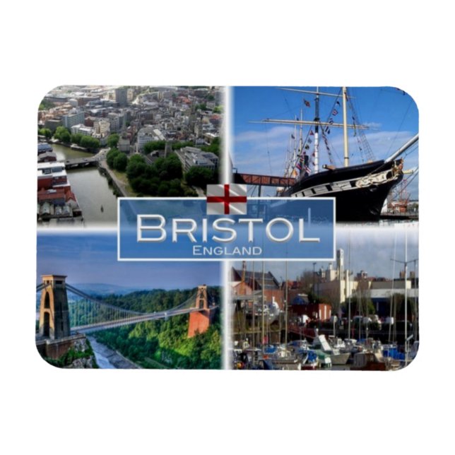 Magnet Flexible GB Royaume-Uni - Angleterre - Bristol - (Horizontal)