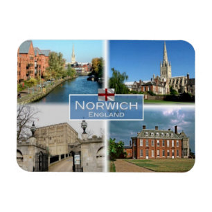 Magnet Flexible GB Royaume-Uni - Angleterre - Norwich Norfolk -