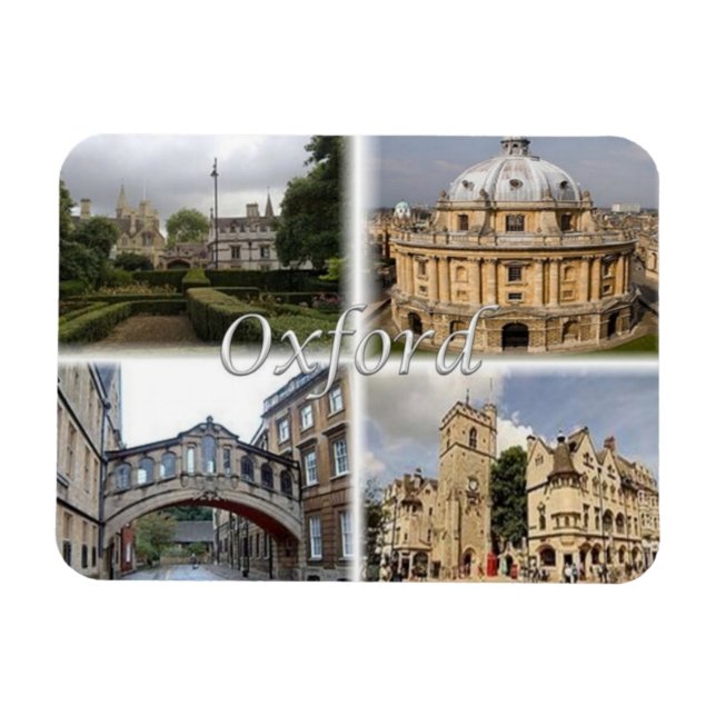 Magnet Flexible GB Royaume-Uni - Angleterre - Oxford - (Horizontal)