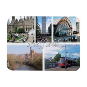 Magnet Flexible GB Royaume-Uni - Angleterre - Sheffield