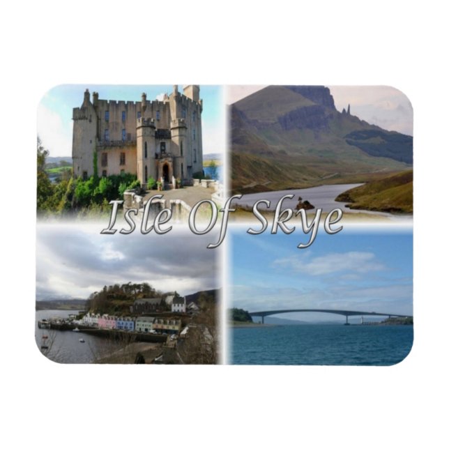 Magnet Flexible GB Royaume-Uni - Ecosse - L'Île De Skye - (Horizontal)