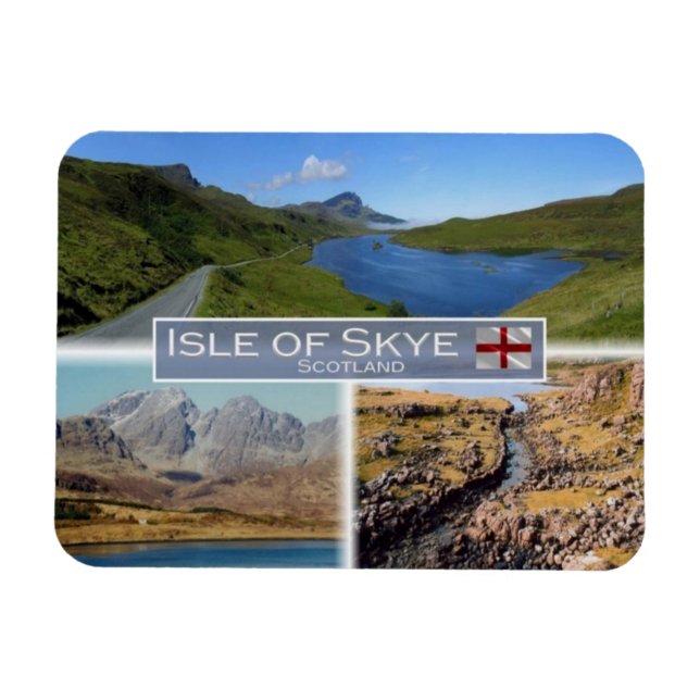 Magnet Flexible GB Royaume-Uni - Ecosse - L'île de Skye - (Horizontal)
