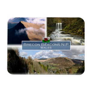 Magnet Flexible GB Royaume-Uni - Pays de Galles - Les Brecon Beaco