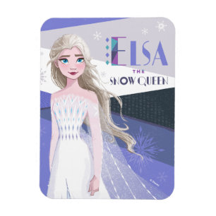 Magnet Flexible Gelé 2  Elsa la reine des neiges