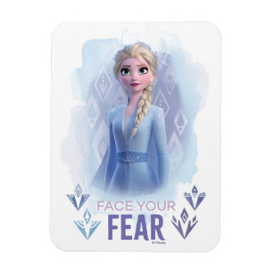 Magnet Flexible Gelée 2 : Elsa  Faites face à votre peur