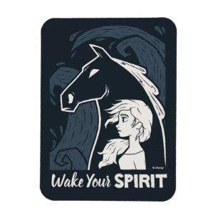 Magnet Flexible Gelée 2 : Elsa & The Nokk Woodcut Graphic