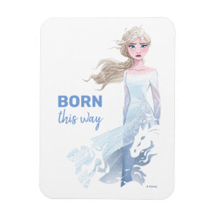 Magnet Flexible Gelée 2 : Illustration de l'aquarelle Elsa