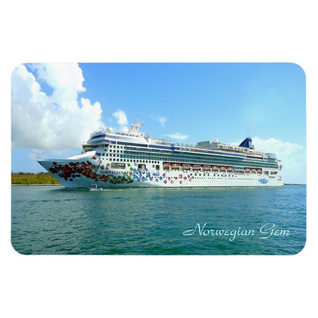 Magnet Flexible Gem sur la côte spatiale (Horizontal)