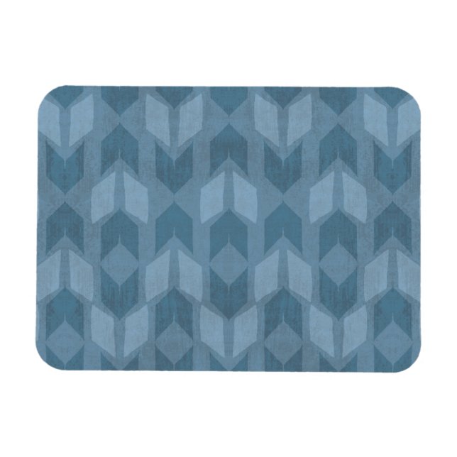 Magnet Flexible Geo Step extérieur | Motif Flèche bleue (Horizontal)