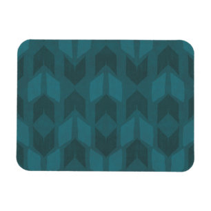 Magnet Flexible Geo Step extérieur Motif Turquoise foncé