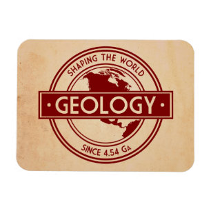 Magnet Flexible Géologie formant le logo du monde (Amérique du