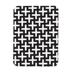 Magnet Flexible Géométrie noir et blanc