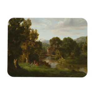 Magnet Flexible George Inness - L'Ancien Moulin