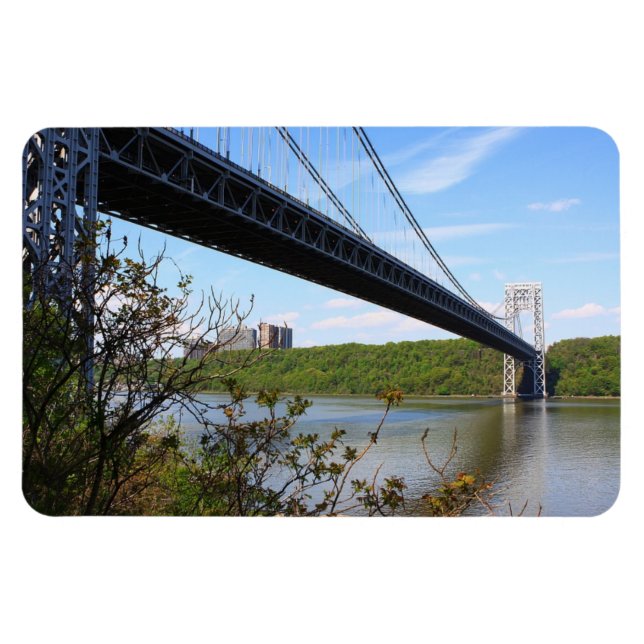 Magnet Flexible George Washington Bridge New York New Jersey (Horizontal)
