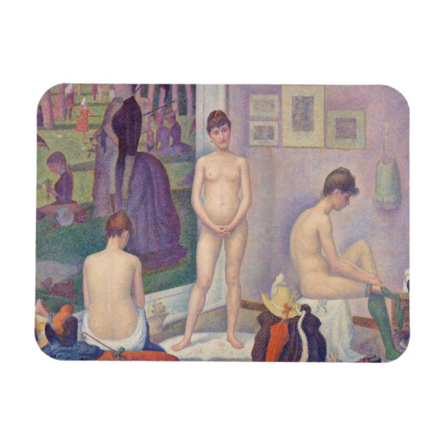 Magnet Flexible Georges Seurat - Les Modèles (Horizontal)