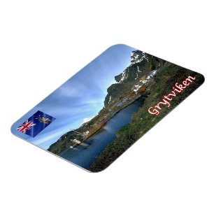 Magnet Flexible Géorgie du Sud et Sandwich du Sud -