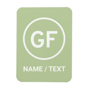 Magnet Flexible GF pour Gluten logo alimentaire gratuit marque per