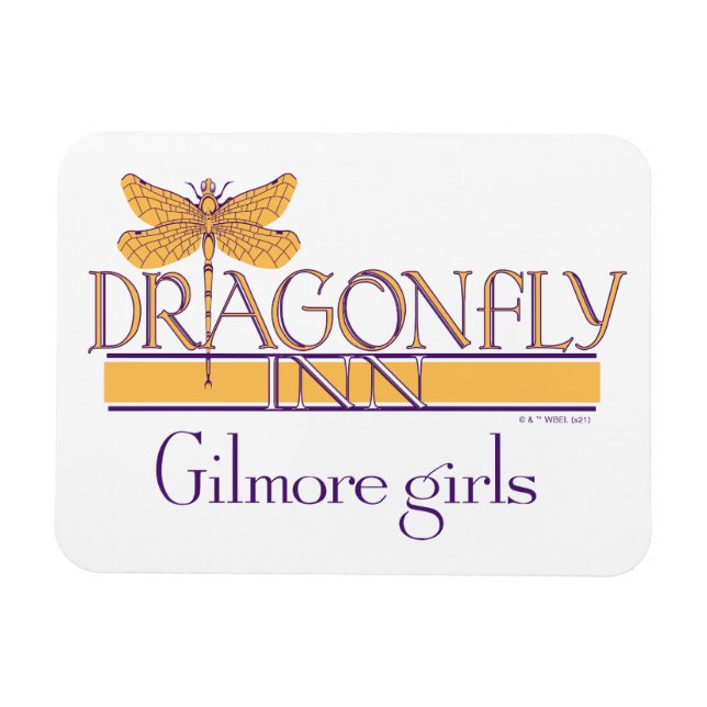 Magnet Flexible Gilmore Girls | Logo de Dragonfly Inn (Horizontal)