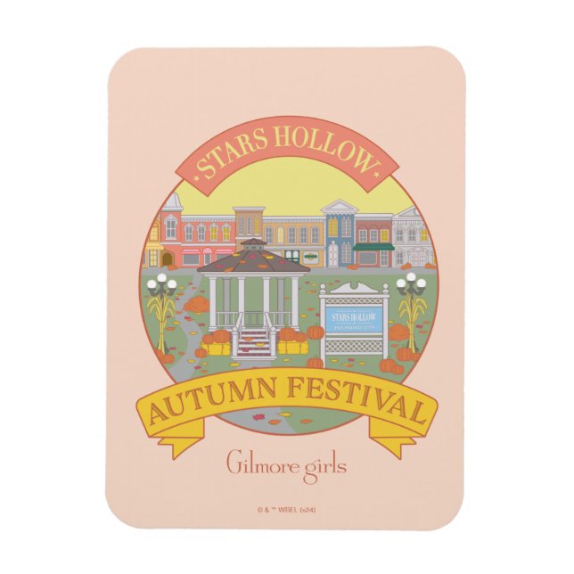Magnet Flexible Gilmore Girls | Stars Hollow Festival d'automne (Vertical)