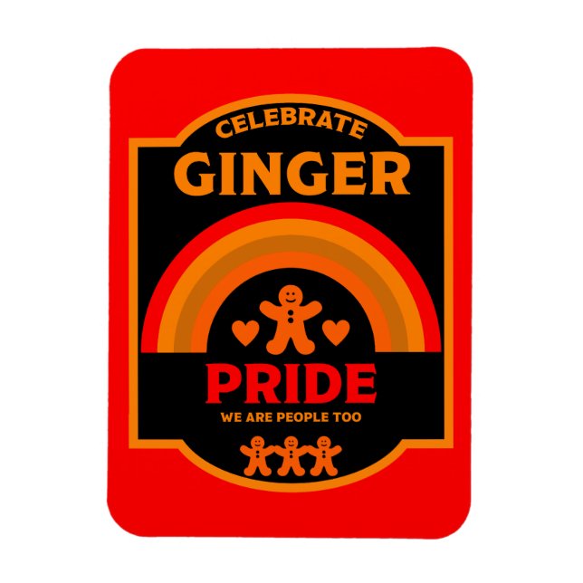 Magnet Flexible Ginger Pride Jour Mois Événements (Vertical)