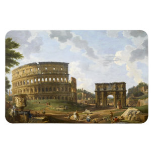 Magnet Flexible Giovanni Paolo Panini Vue du Colisée
