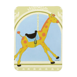 Magnet Flexible Girafe avant juin Bruyère Vess de carrousel