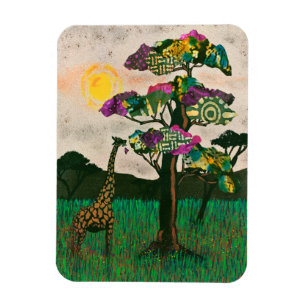 Magnet Flexible Girafe sur les Avions d'Afrique