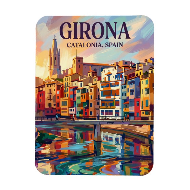 Magnet Flexible Girona Espagne (Vertical)