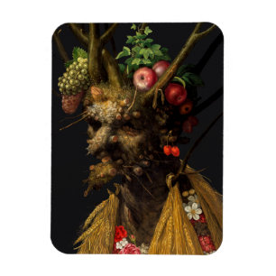 Magnet Flexible Giuseppe Arcimboldo - Quatre saisons en une tête