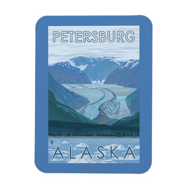Magnet Flexible Glacier Scene (Vertical)
