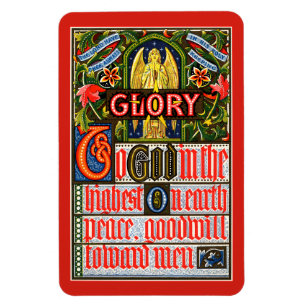Magnet Flexible Gloire à Dieu au plus haut...