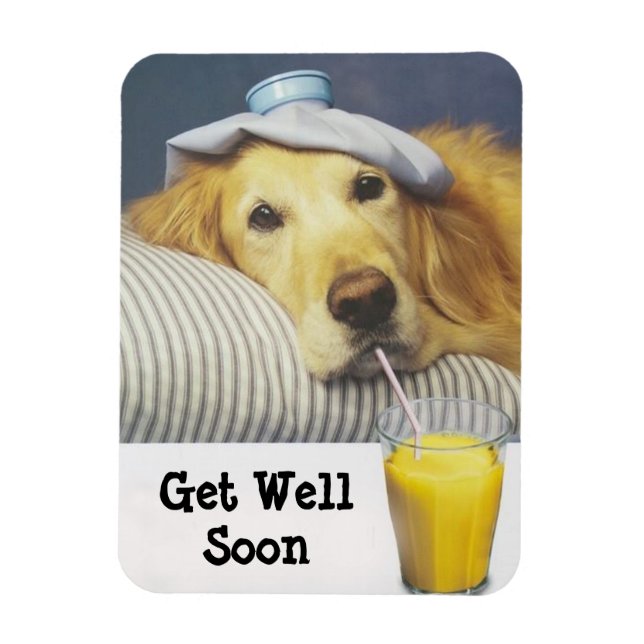 Magnet Flexible Golden Retriever obtenez bien Aimant flexible (Vertical)