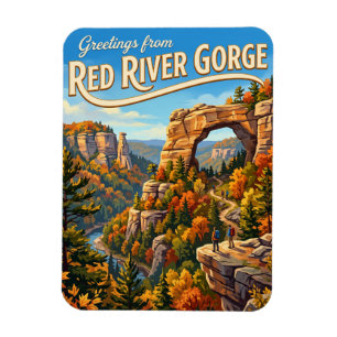 Magnet Flexible Gorge de la rivière Rouge États-Unis