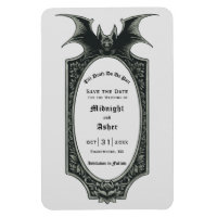 Gothique Jusqu'À La Mort Do Us Part Bat Save Date