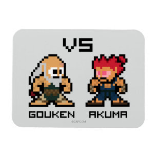 Magnet Flexible Gouken VS Akuma 8 bits
