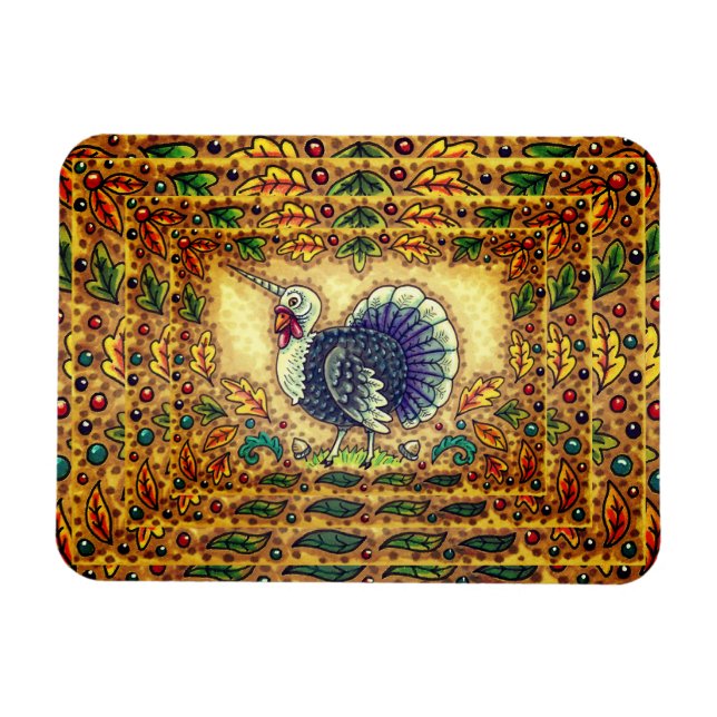 MAGNET FLEXIBLE GRÂCE À L'UNICORN TURQUIE, IMAGINAIRE WHIMSICAL (Horizontal)