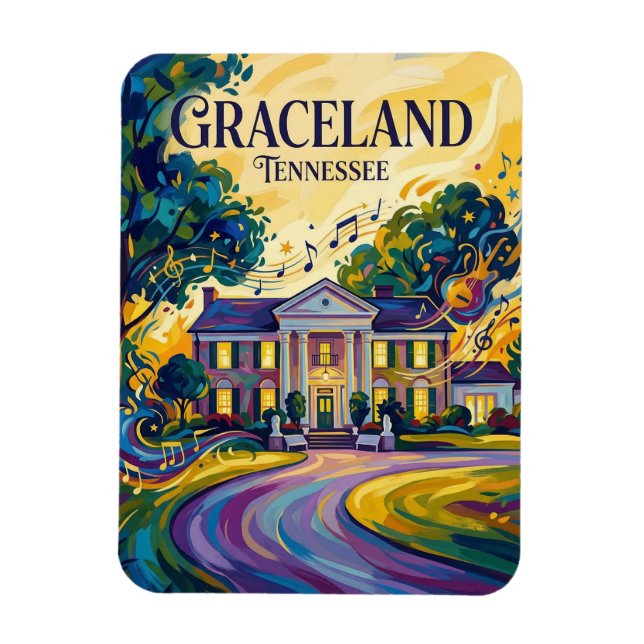 Magnet Flexible Graceland Tennessee (Vertical)