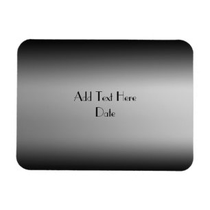 Magnet Flexible Gradient noir et blanc Horizon magnétique flexible