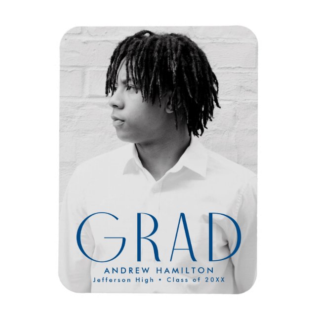 Magnet Flexible Graduation de la photographie bleue simplifiée mod (Vertical)