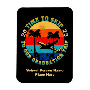 Magnet Flexible Graduation Graduation Senior Class Trip 2023 Perso