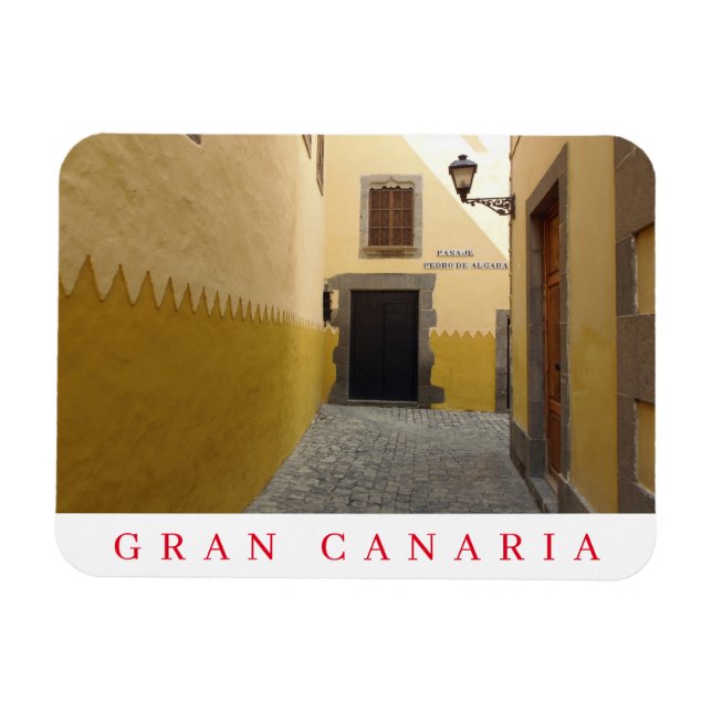 Magnet Flexible Gran Canaria Las Palmas Old Town réfrigérateur aim (Horizontal)