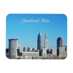 Magnet Flexible Grand aimant de Cleveland OH de ciel bleu