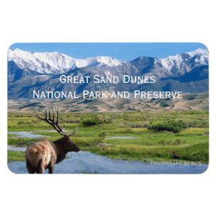 Magnet Flexible Grand aimant de parc national de dunes de sable